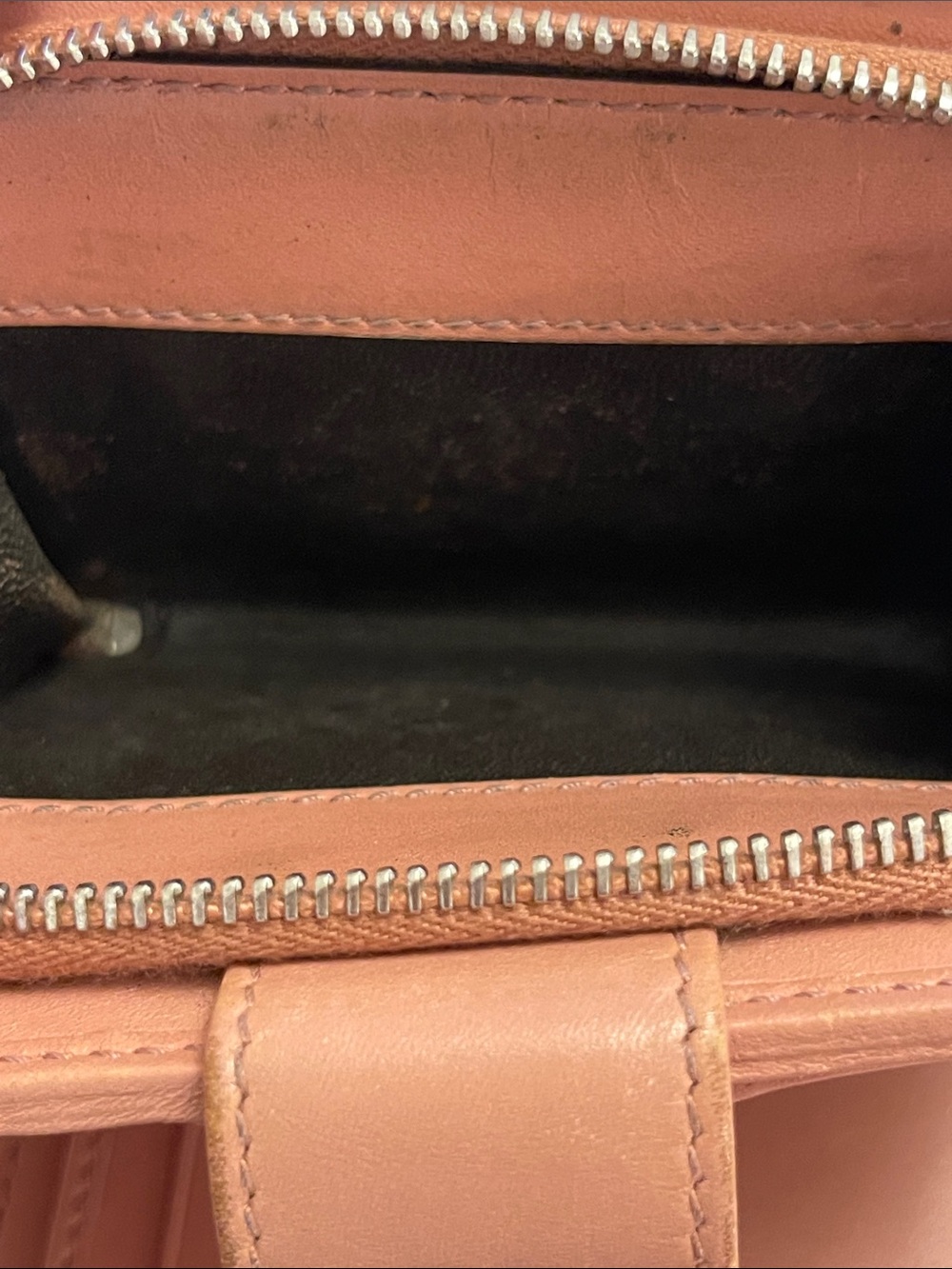 Gucci Beige GG Canvas Wallet with Pink Leather Trim - Picture 6 of 8